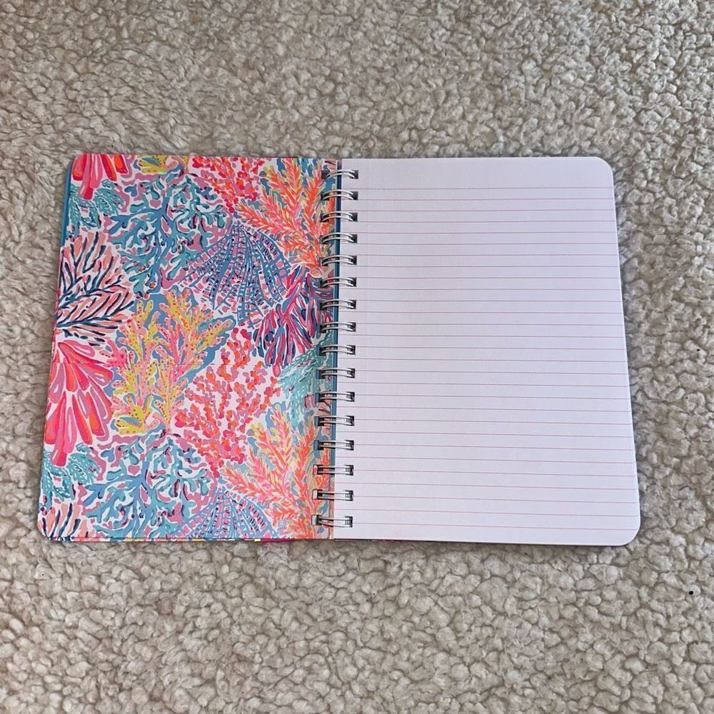 Lilly Pulitzer Mini Notebook Splashdance Pattern NWT - Picture 4 of 9